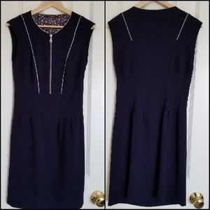 Kookai front zip shift dress